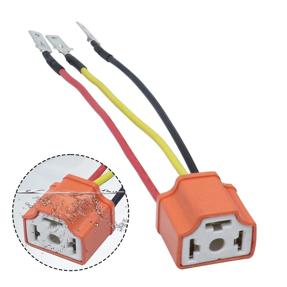 H4 LED PVC Wire Wiring Harness Connector Sockets Adapter Socket With Wire