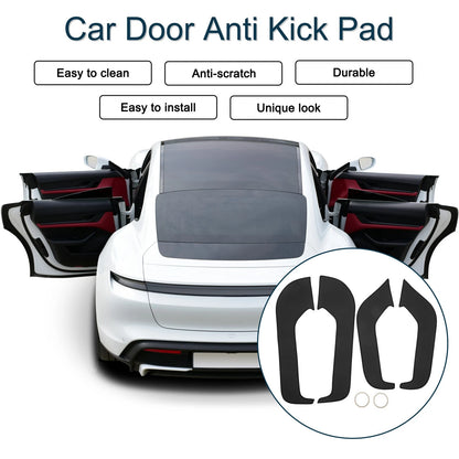 Car Door Anti Kick Pad Sticker Protector for Ford Mondeo 2022 Black Set