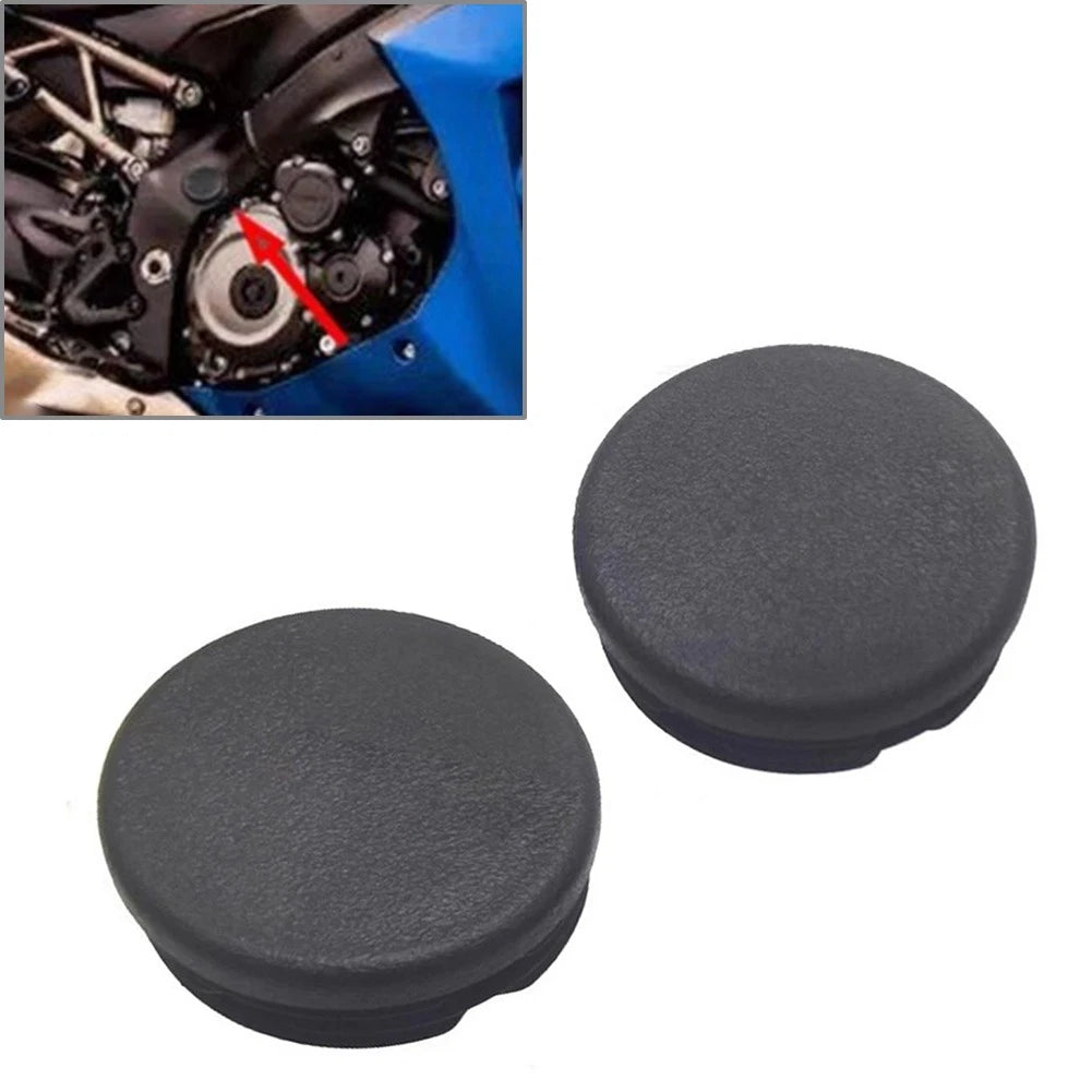 2X Frame Hole Cover Caps for Suzuki GSX S1000/F/GT (2015–2022)