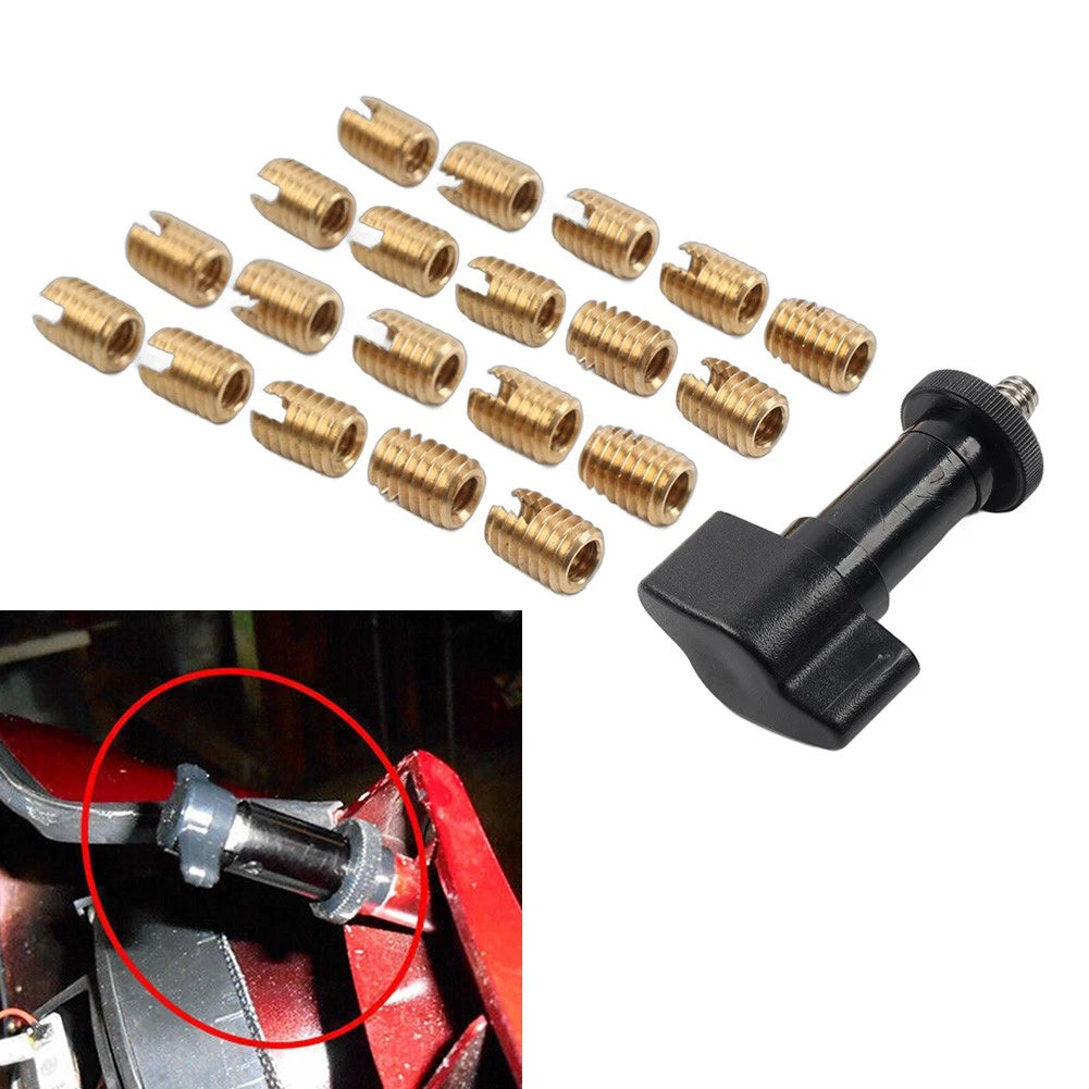 20pcs Batwing Fairing Brass Thread Inserts for Harley Touring (1997–2013)