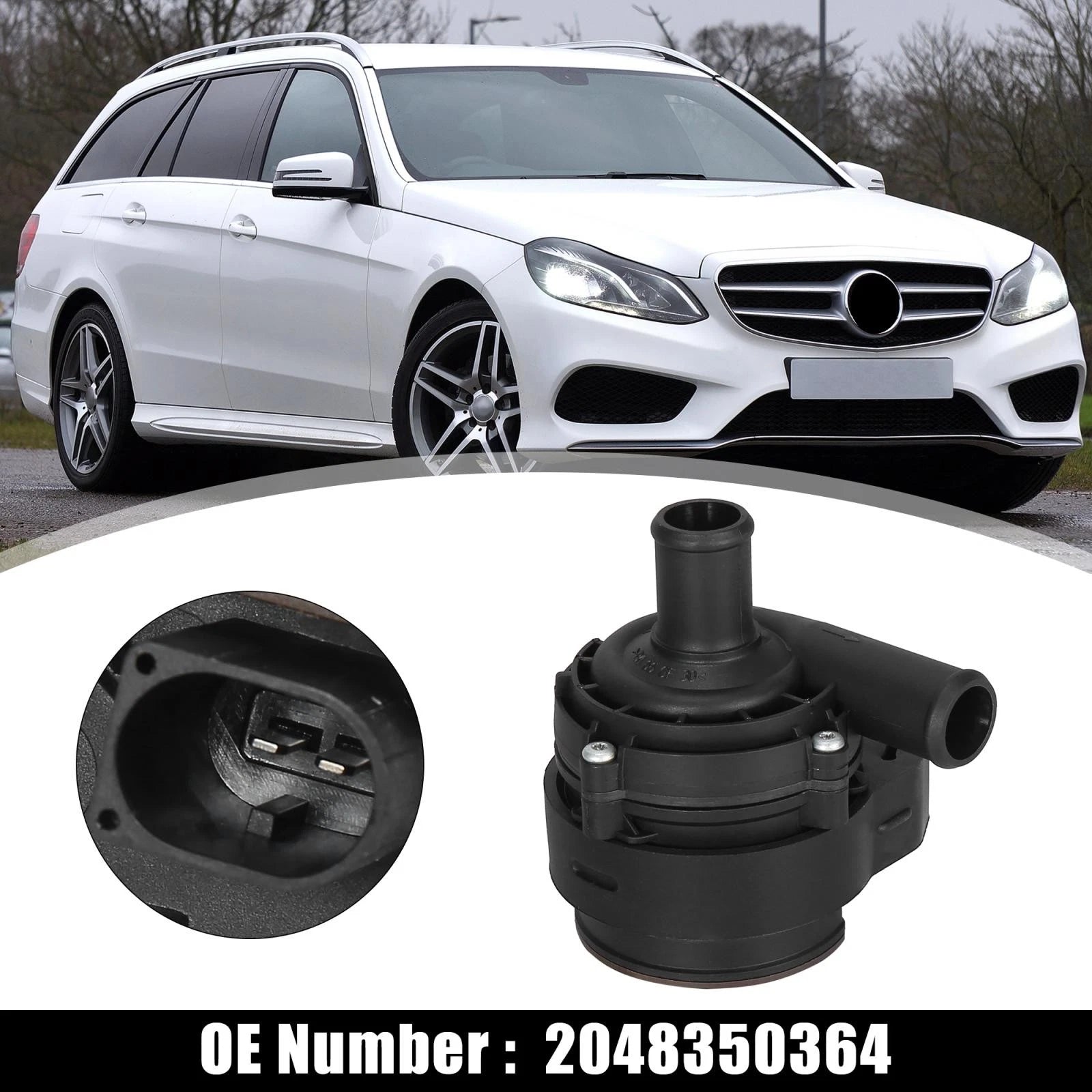 Auxiliary Water Pump Replacement for Mercedes-Benz C-Class W204 (2008–2014)