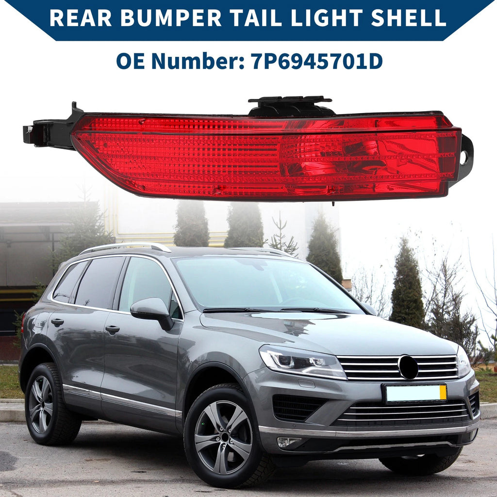 Rear Bumper Tail Light Shell Left Side for Volkswagen Touareg (2011–2018)