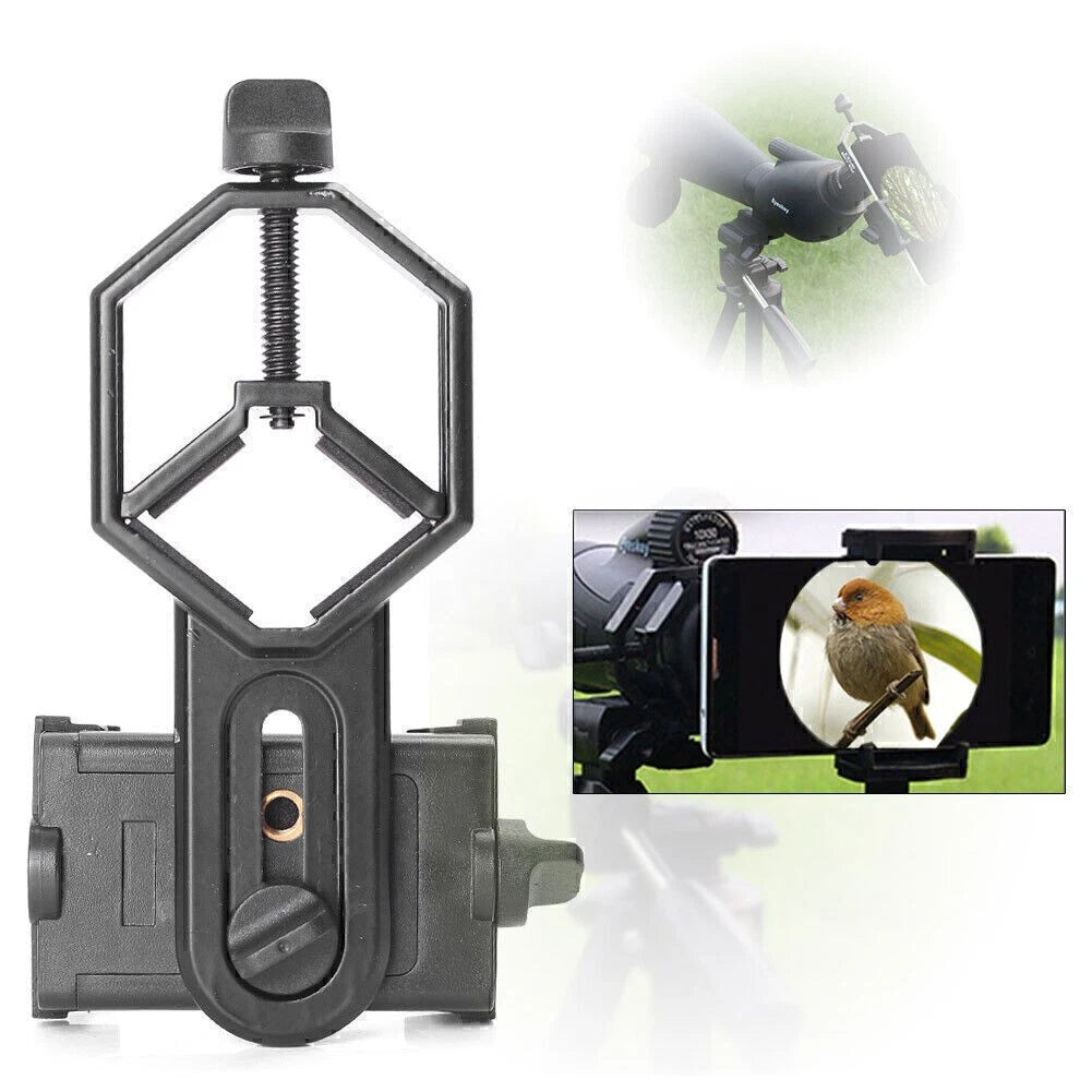 Universal Cell Phone Adapter Mount for Spotting Scope Telescope Microscope