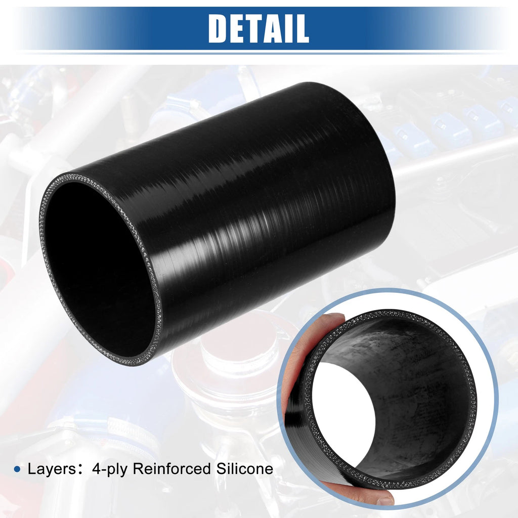 3.5" ID 6" Length Silicone Reducer Hose for Intercooler (Universal)