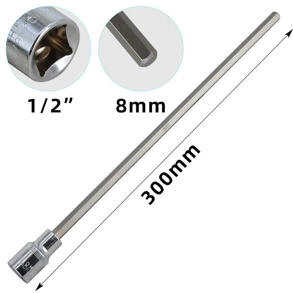 30cm 19mm Hex Socket Wrench for Caravan Maintenance (Electric Drill)