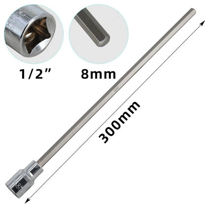 30cm 19mm Hex Socket Wrench for Caravan Maintenance (Electric Drill)