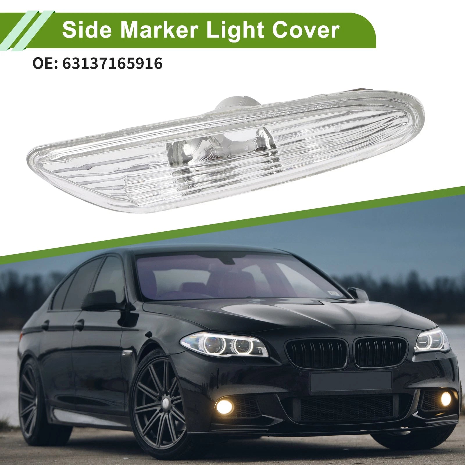 Right Side Marker Light Cover Replacement for BMW 325i (2002–2006)