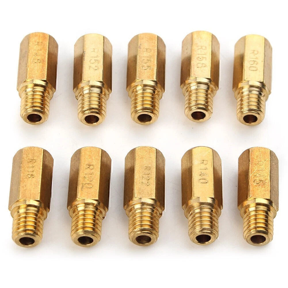 10PCS Main Jets Kit for PWK Carburetor (118, 120, 122-160)