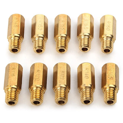 10PCS Main Jets Kit for PWK Carburetor (118, 120, 122-160)