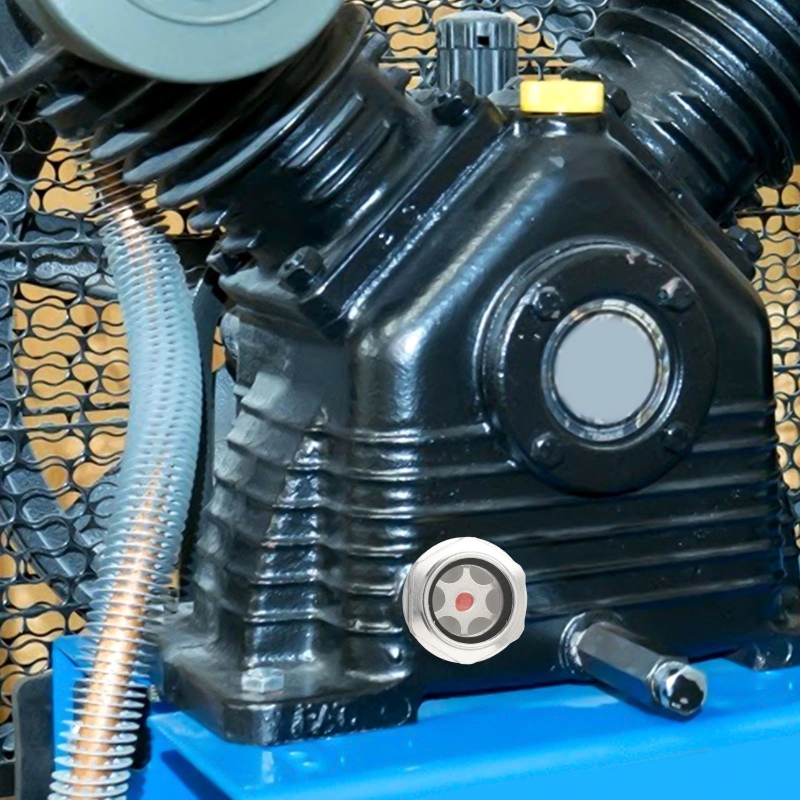 Oil Level Mirror for Air Compressor Machines (M301.5 Thread)