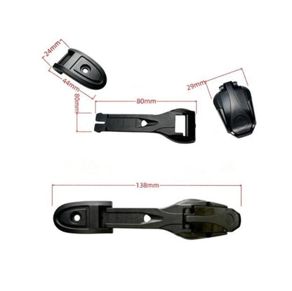 Ski Boot Ratchet Fastener Kit with 80mm Strap for Repair
