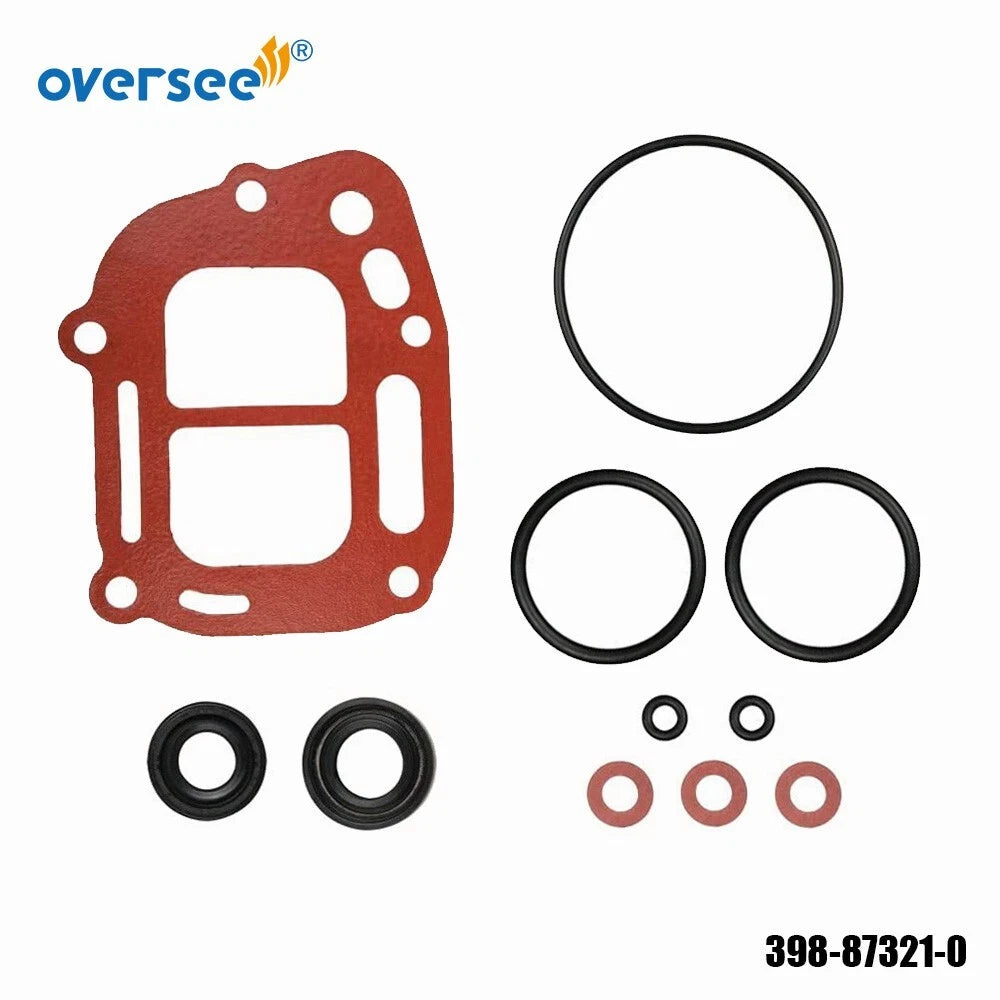 Lower Unit Gasket Set for Tohatsu Nissan 9.9HP 15HP 18HP (M9.9D2 M15D)