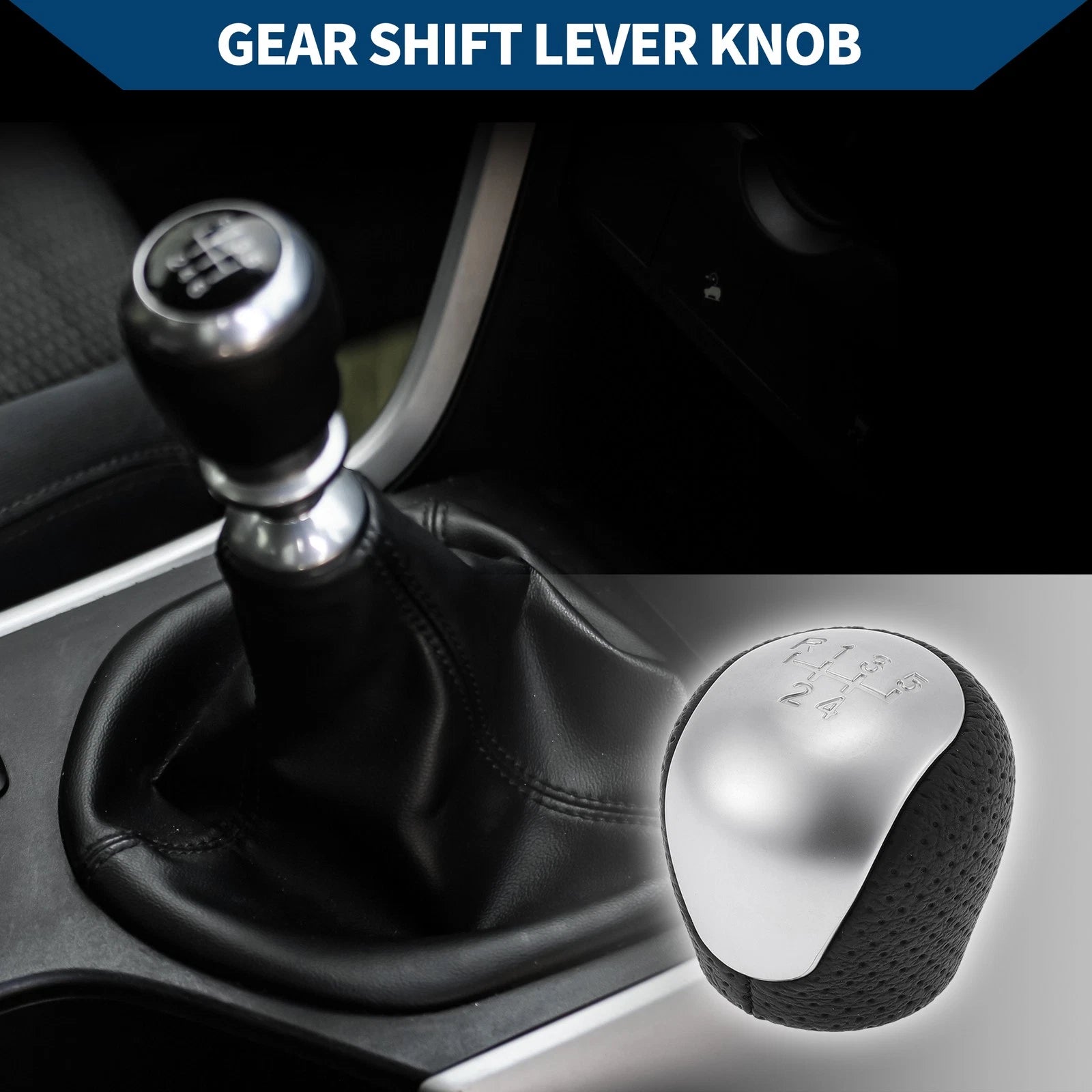 5 Speed Manual Shifter Knob Replacement for Hyundai Elantra (2009–2012)