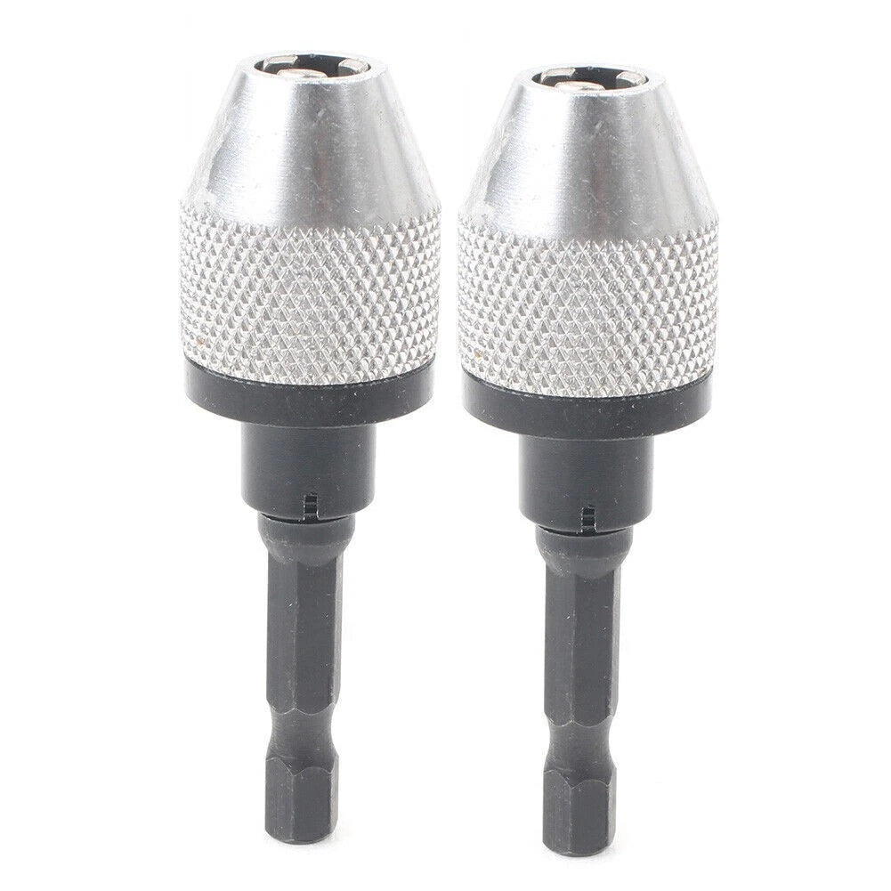 1/4" Keyless Drill Bit Chuck Quick Change Adapter for UK Models
