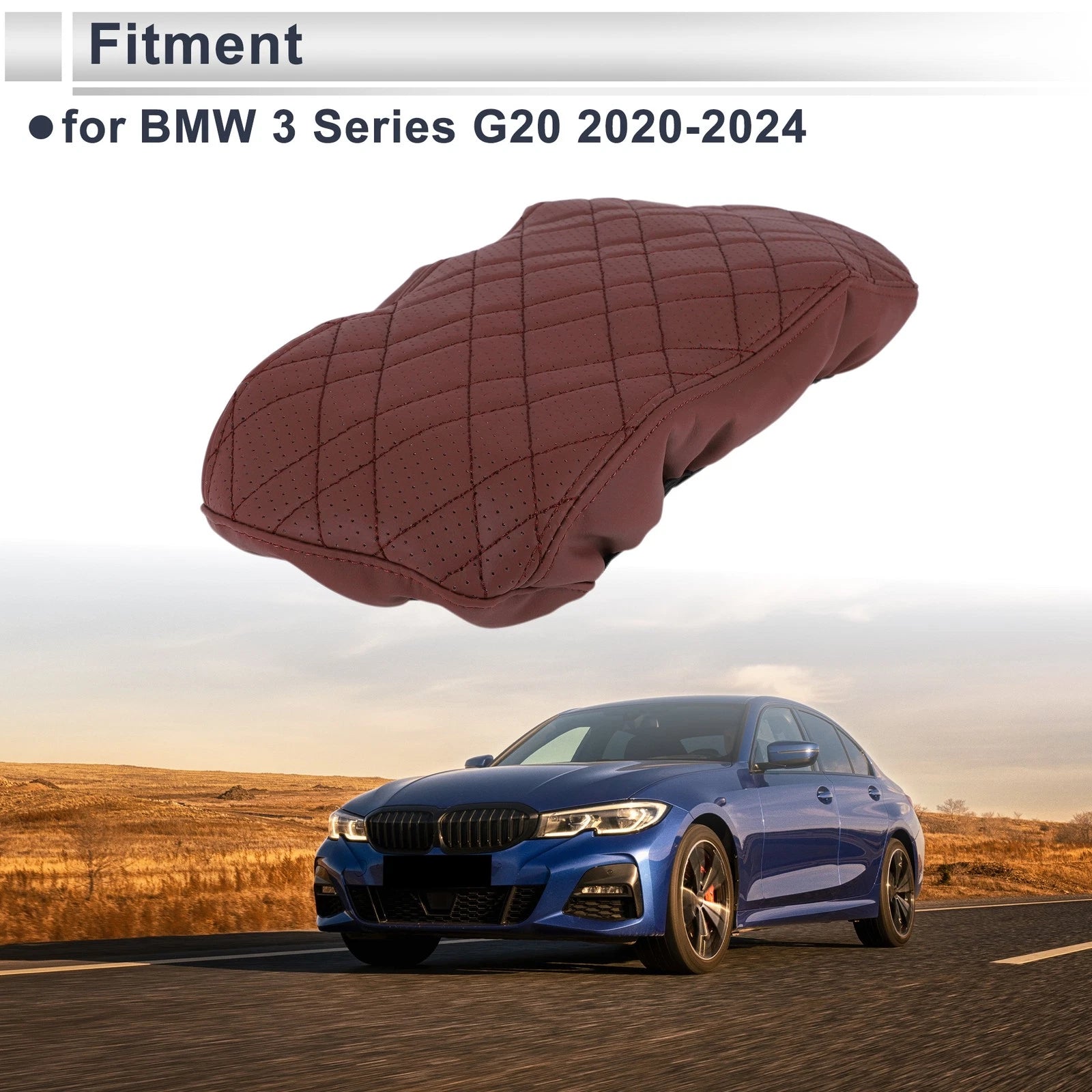 Car Center Console Cover Replacement for BMW 3 Series G20 (2020-2024)
