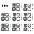 Set of 8 Carburetor Repair Kits for Stihl MS651 MS661 (2015–2023) 1144-007-1701
