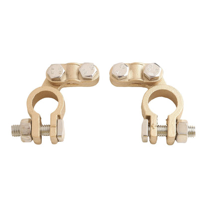 Set of 2 Bolt On Battery Connection Terminals for Automotive Use
