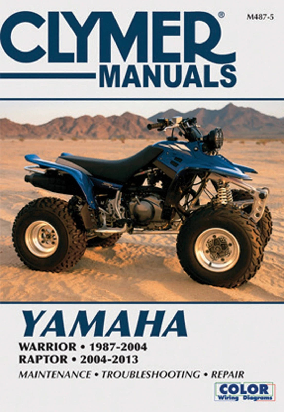 Clymer Shop Repair Manual for Yamaha Warrior (1987–2004) & Raptor (2004–2013)