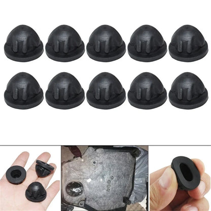 10Pcs Engine Cover Trim Rubber Mount Grommet Bush Bump Stop For BMW 11127614138