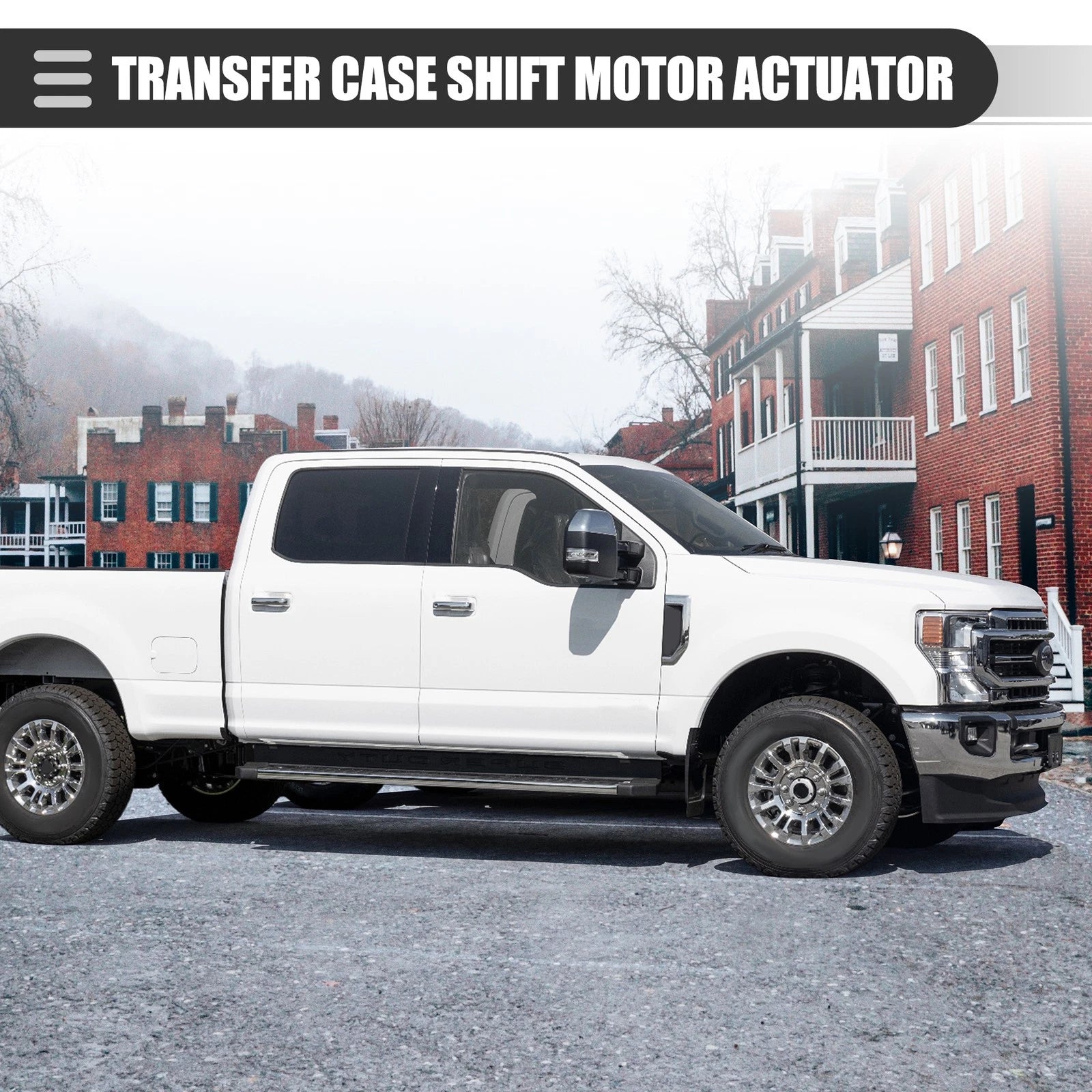 Transfer Case Motor Replacement for Ford F-150 (2009–2011) Metal Silver Tone