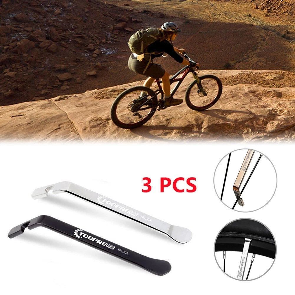 3X Tire Levers for Bicycle (12cm, 9.5mm, 3.5mm)