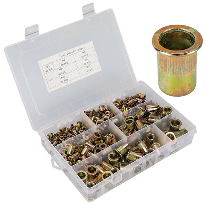 Set of 300 Rivnuts Blind Rivet Nuts Kit M3-M12