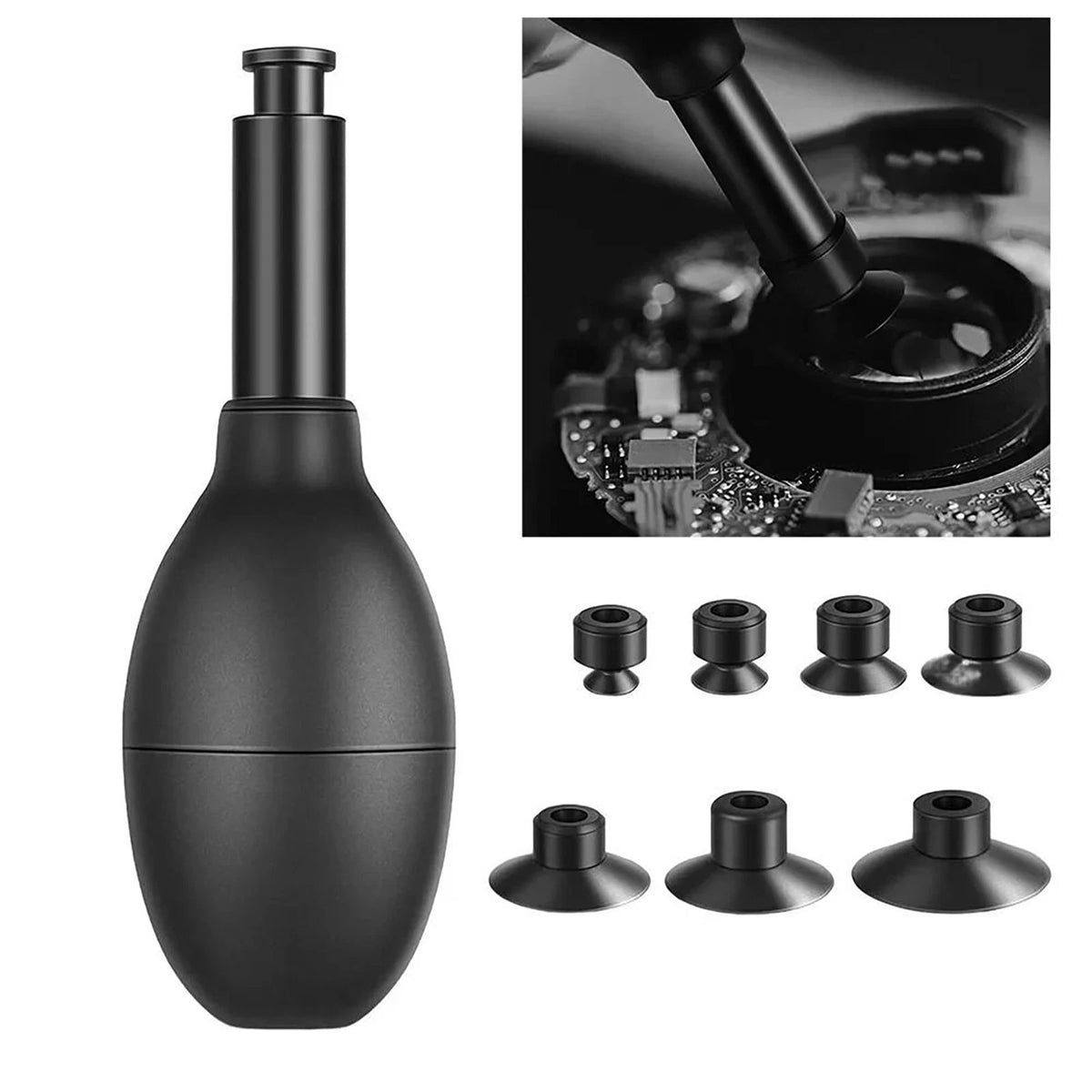 Camera Lens Repair Tool Kit - Lens Sucker, Suction Cup, Silicone Opener