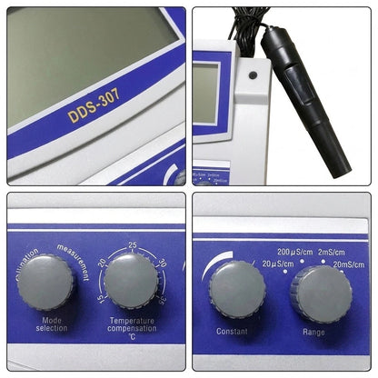 Conductivity Meter for Benchtop Use - ABS Material Construction