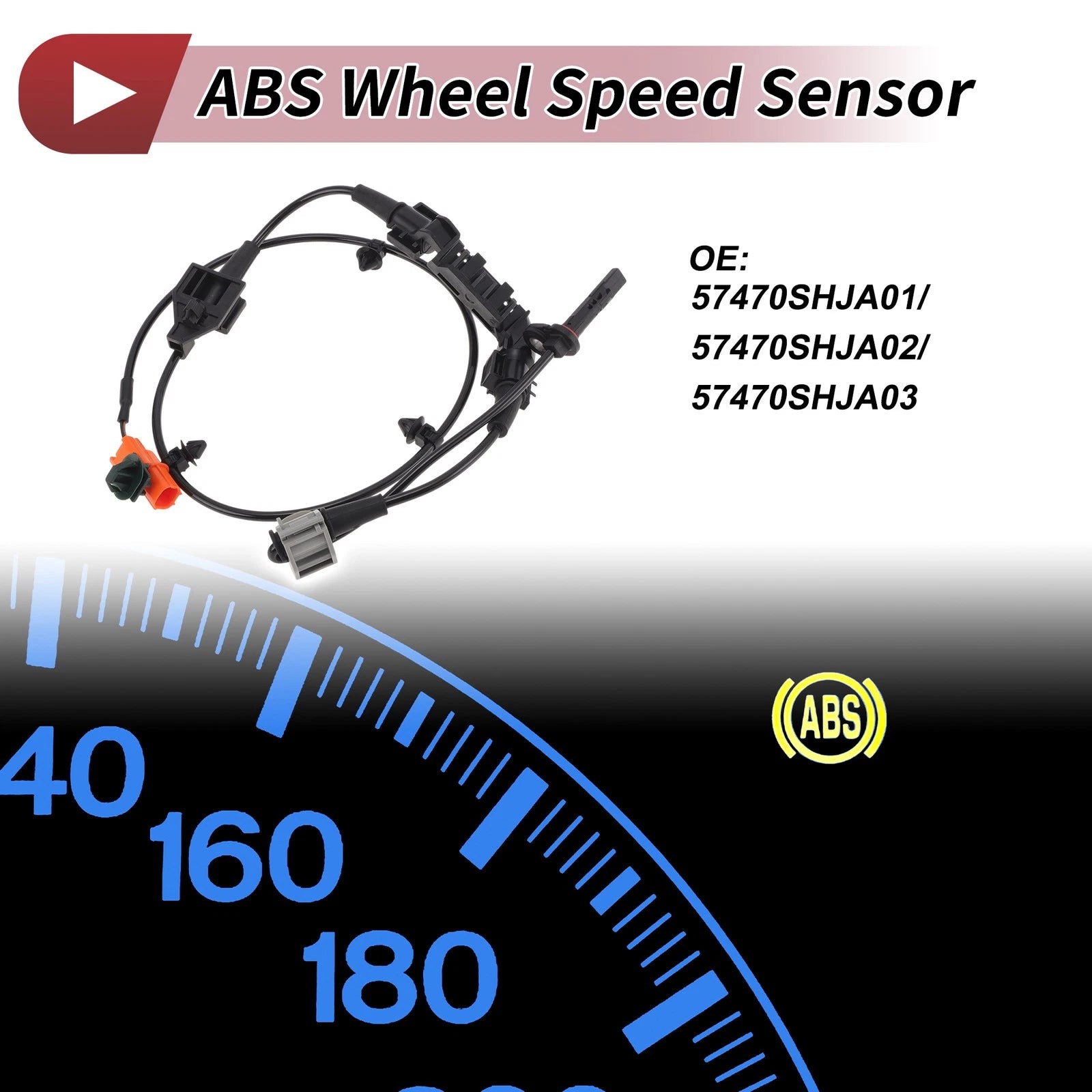 ABS Wheel Speed Sensor Left Replacement for Honda Odyssey (2005–2006)