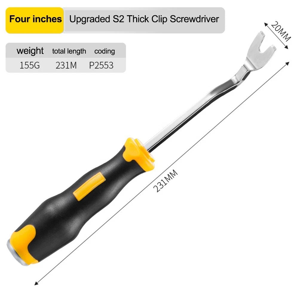 4-Inch Car Trim Removal Tool for Auto Door Panel (No Part Numbers)