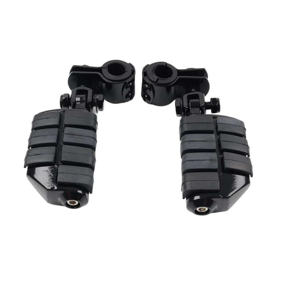 Universal Motorcycle Footpegs Highway Pegs for Harley Honda (Fit 1-1/4")