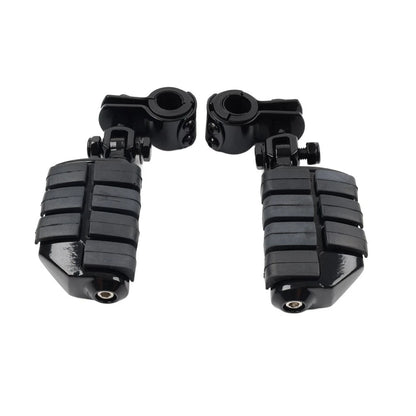 Universal Motorcycle Footpegs Highway Pegs for Harley Honda (Fit 1-1/4")