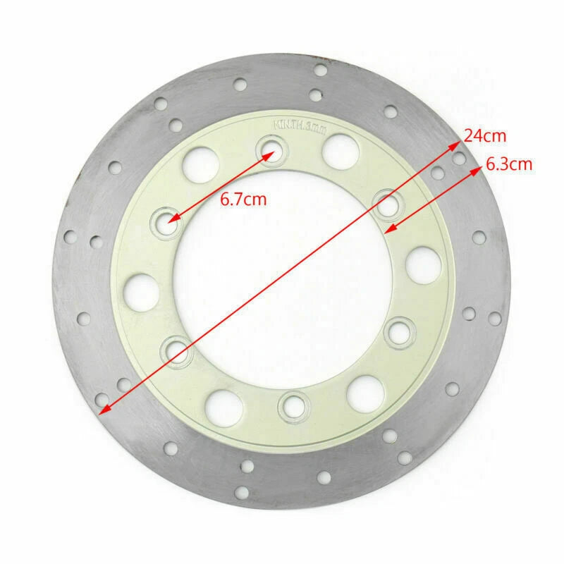 Rear Brake Disc Rotor for Honda CA125 S/T/V CA250 VT125 CX C1-C4 CMX250 Rebel (1985–2002)