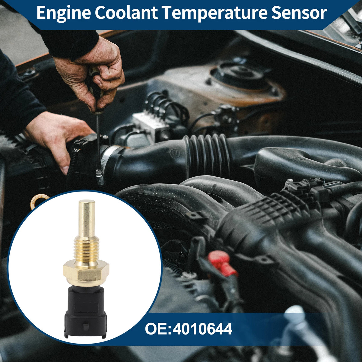 Engine Coolant Temperature Sensor No. 4010644 for Polaris Sportsman 450 (2016–2018)