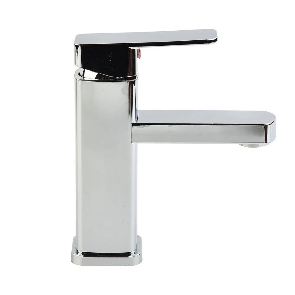 Square Bathroom Tap Mixer with Ceramic Valve for Core Easy