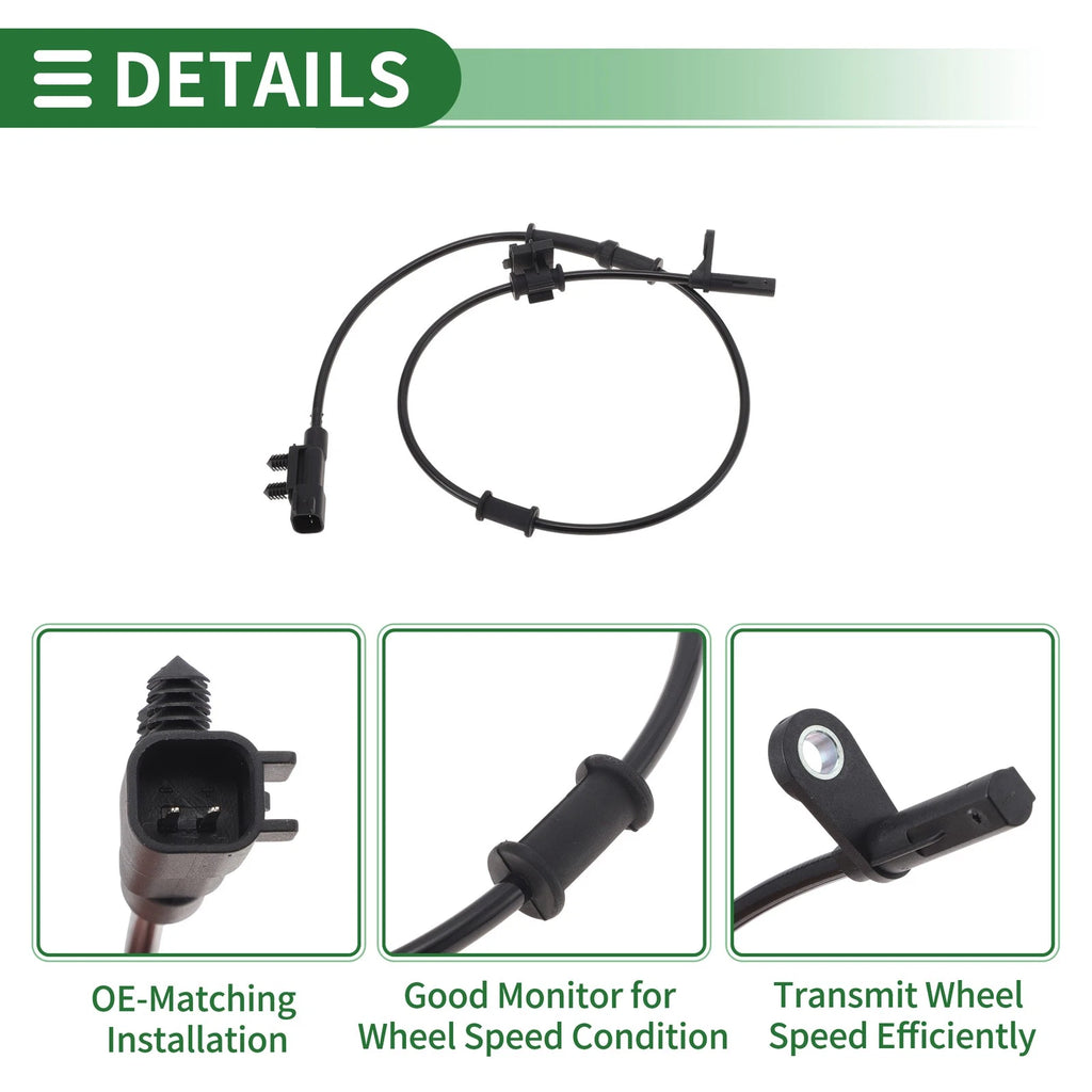ABS Wheel Speed Sensor No. 4779642AA for Dodge Challenger (Year Range)