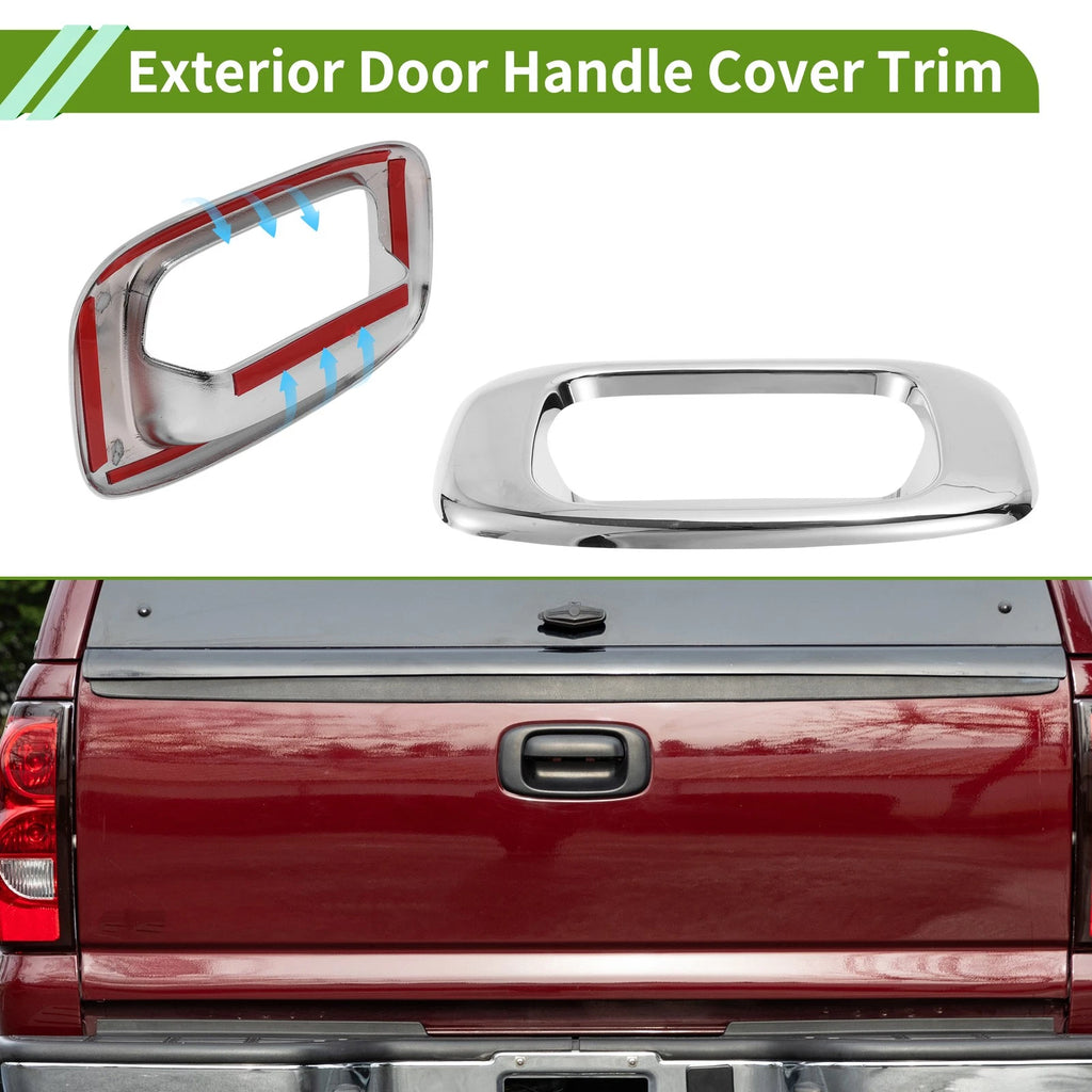 Exterior Door Handle Cover Trim for Chevy Silverado 1500 (1999–2006) ABS