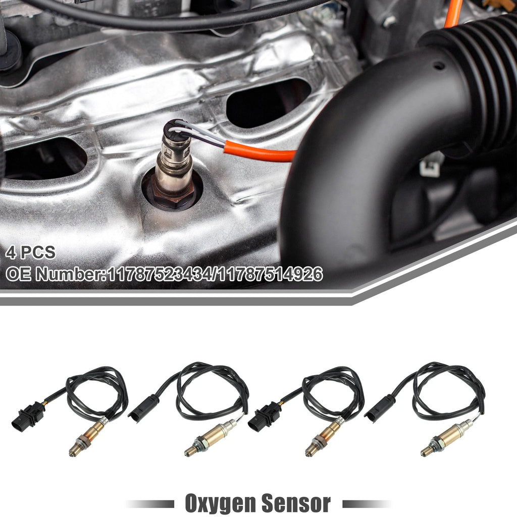 4pc Upstream Downstream O2 Oxygen Sensor for BMW 325i 3 Series (2003–2005)