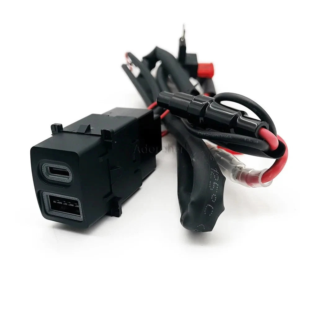 USB-C USB-A Dashboard Switch Charger for Subaru Legacy (2014–2025)
