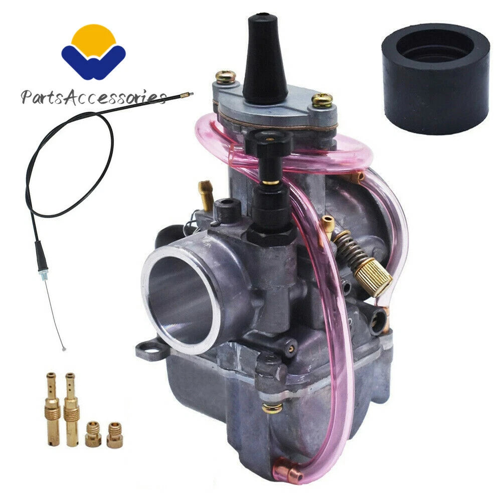 Carburetor & Throttle Cable Set for Honda CR125 CR125R CR80 CR80R