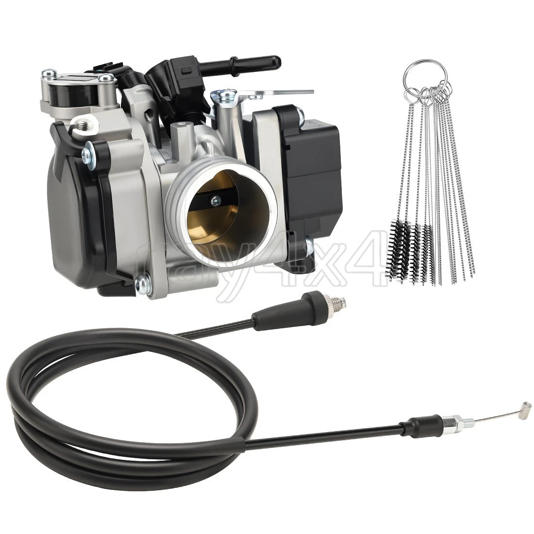 Throttle Body Assembly for Honda Rancher 420 TRX420 (2014–2019) w/ Cable