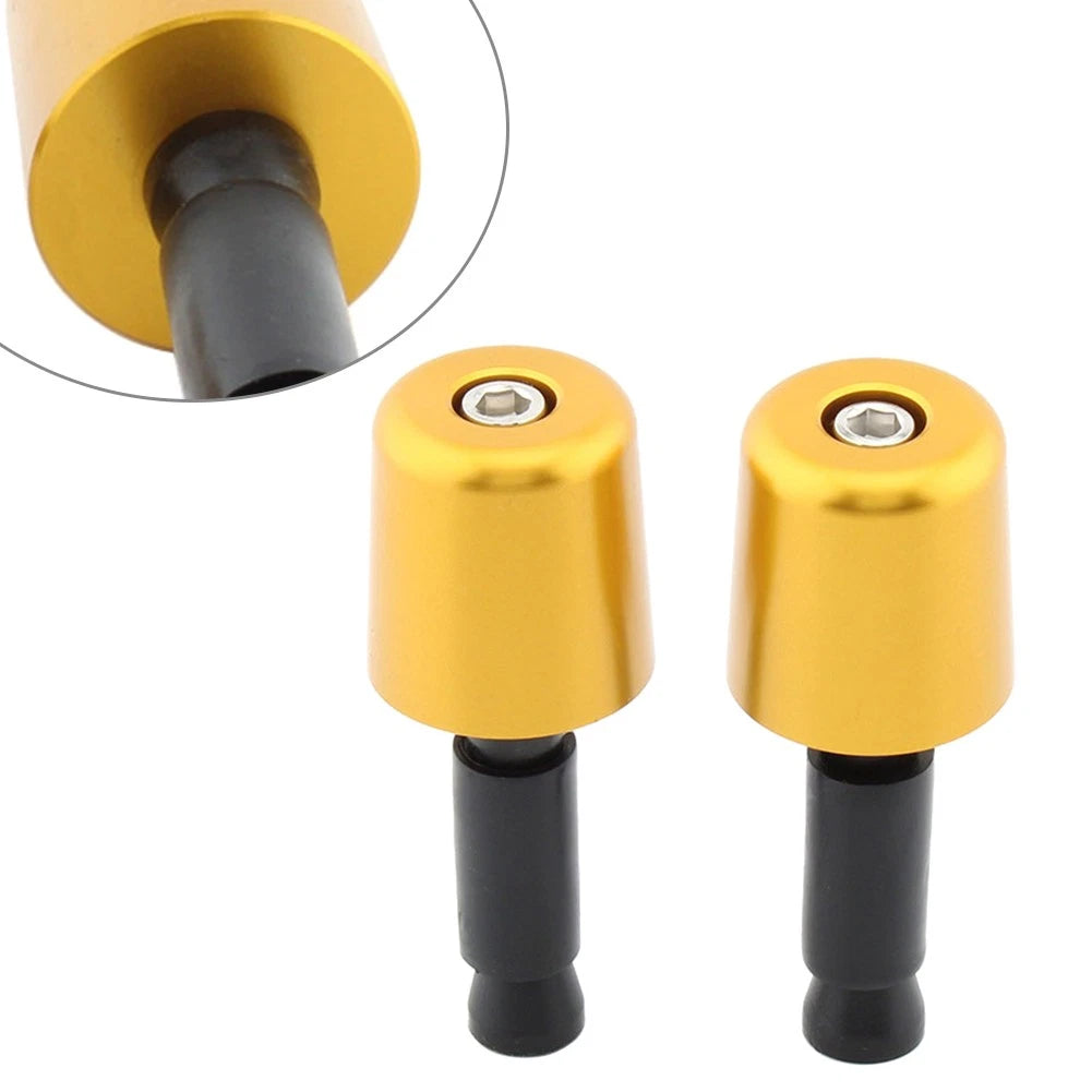 1.5in Handlebar Hand Grips for Universal Motorcycle (All Models) - Gold