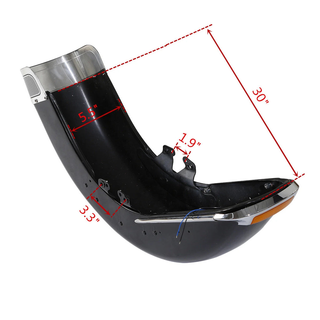 Front Fender Assembly for Harley Touring Electra Tri Glide Ultra Classic (2014–2023)