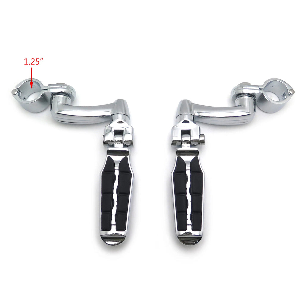 1.25" Arched Saddle Footrest for Harley