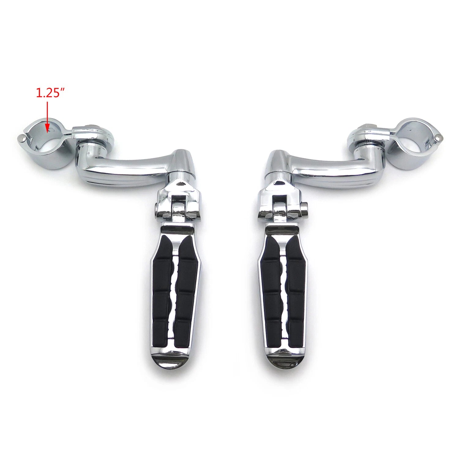 1.25" Arched Saddle Footrest for Harley