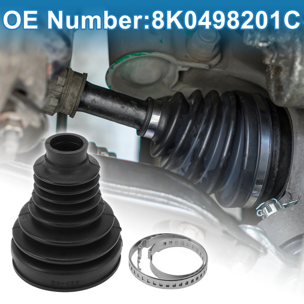 Inner CV Joint Boot Kit with Clamps for Audi A4 A5 (2009–2016)