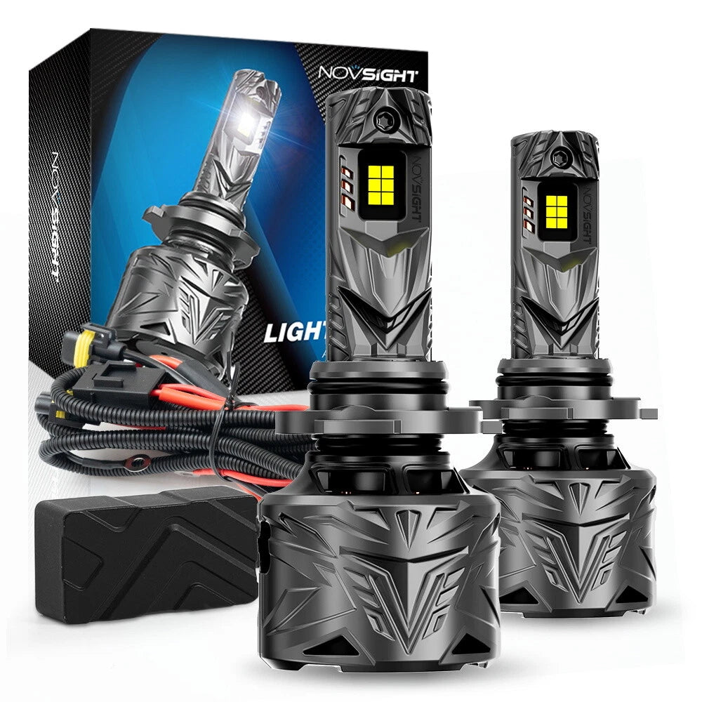 2X HB3 9005 LED Headlight Bulbs for