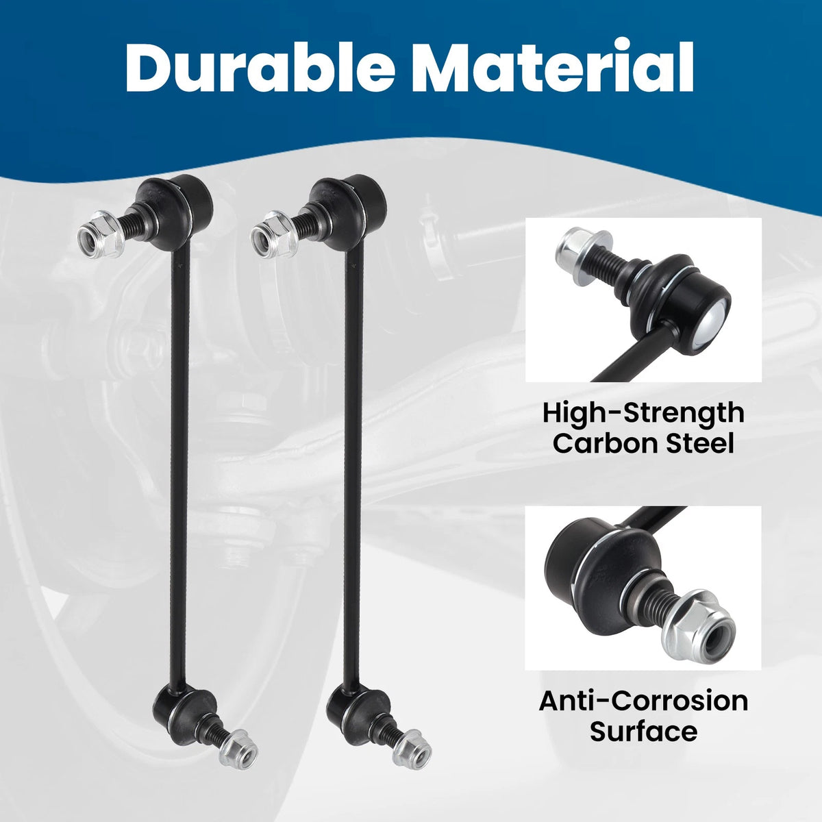Set of 2 Front Sway Bar Links for Audi TT A3 Quattro VW Jetta Golf Passat