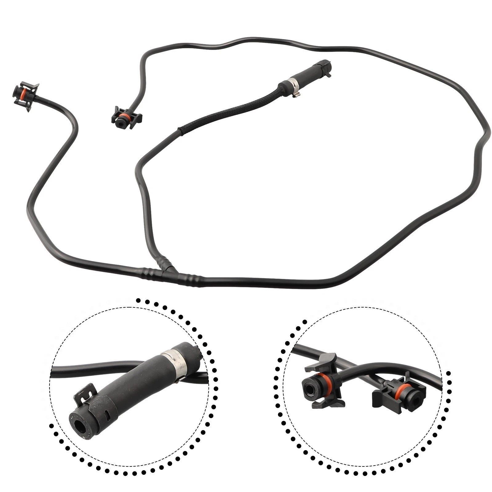 Reservoir Hose for Ford Focus (2012–2018) Plastic, Metal, Rubber