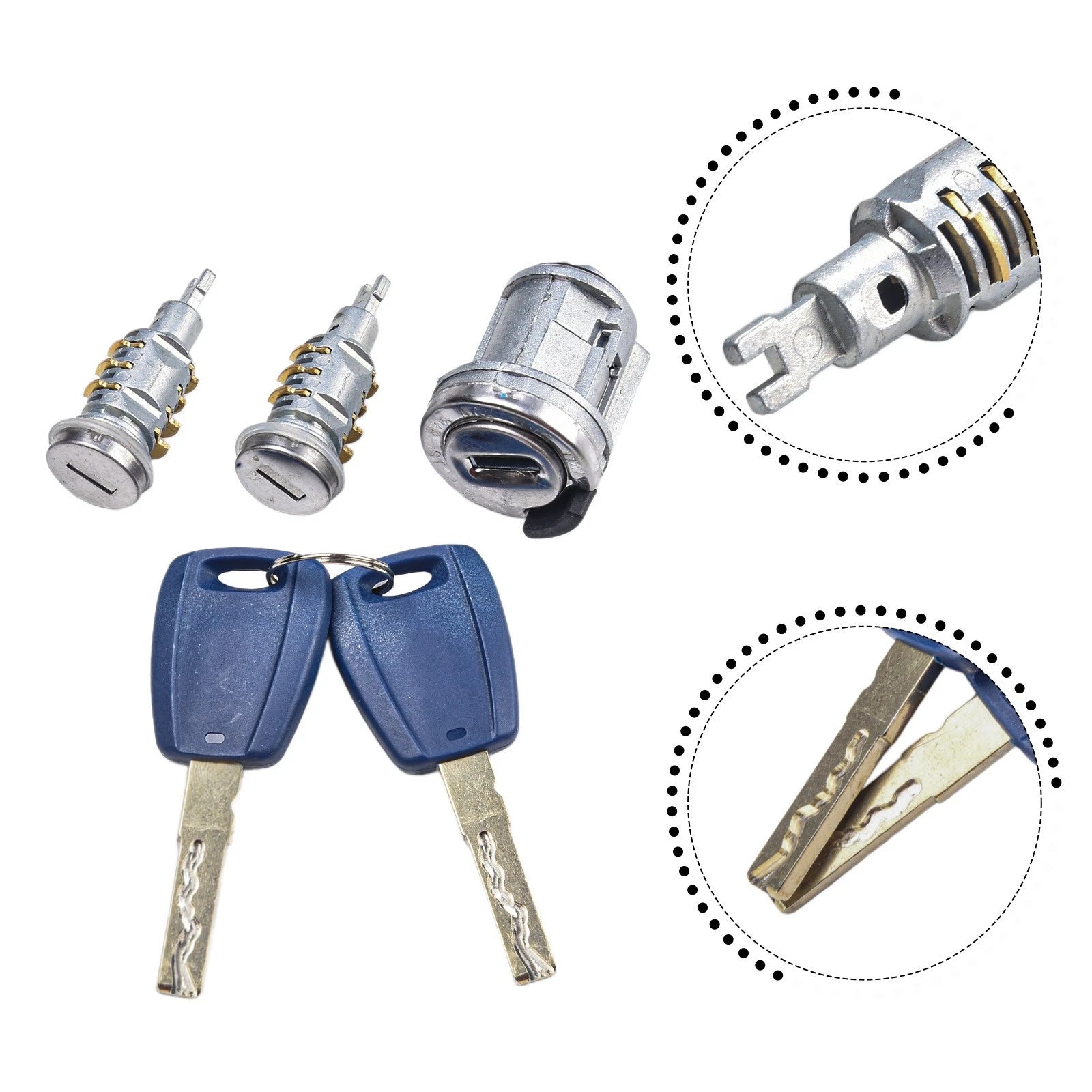 Ignition Lock Set for Fiat Vauxhall